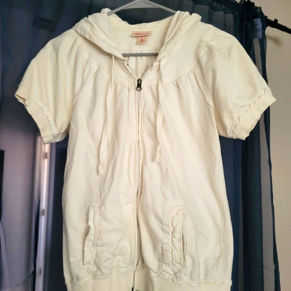 Crop jersey shirt